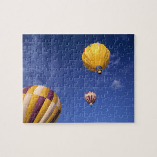 USA, Idaho, Teton Valley. Heißluftballons Puzzle