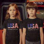 USA Ihre Stimme Ihre Wahlpolitik Kinder Tri-Blend Shirt