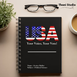 USA Ihre Stimme Ihre Wahlpolitik Notizblock