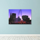 USA, IL, Chicago. Buckingham Fountain in Grant Leinwanddruck (Insitu (Holzboden))