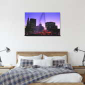 USA, IL, Chicago. Buckingham Fountain in Grant Leinwanddruck (Insitu (Schlafzimmer))
