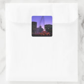 USA, IL, Chicago. Buckingham Fountain in Grant Quadratischer Aufkleber (Tasche)