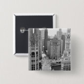 USA, IL, Chicago, Loop from Hotel Button (Vorne & Hinten)