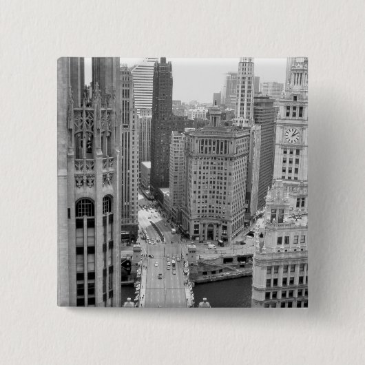USA, IL, Chicago, Loop from Hotel Button (Vorderseite)