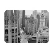 USA, IL, Chicago, Loop from Hotel Magnet (Horizontal)