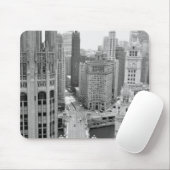 USA, IL, Chicago, Loop from Hotel Mousepad (Mit Mouse)