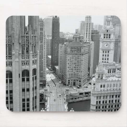 USA, IL, Chicago, Loop from Hotel Mousepad (Vorne)