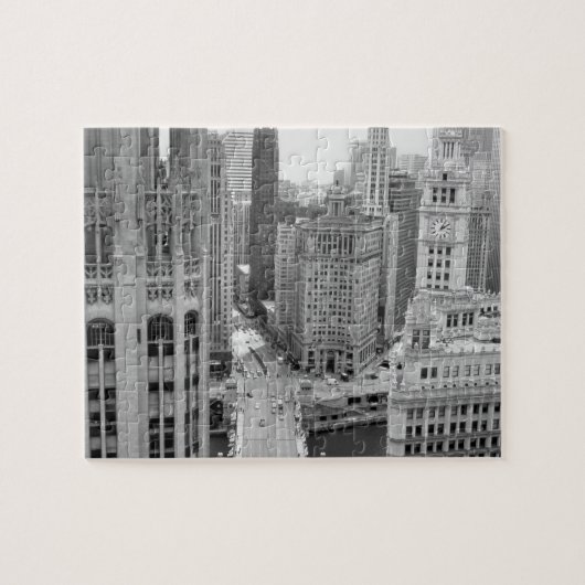USA, IL, Chicago, Loop from Hotel Puzzle (Horizontal)
