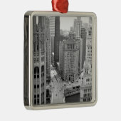 USA, IL, Chicago, Loop from Hotel Silbernes Ornament (Rechts)