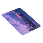 USA, IL. Skyline von Chicago bei Dämmerung Magnet (Rechte Seite)