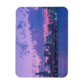 USA, IL. Skyline von Chicago bei Dämmerung Magnet (Vertikal)