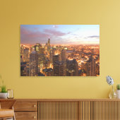USA, Illinois, Chicago: Abend View The Loop Leinwanddruck (Insitu (Wohnzimmer))