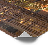 USA, Illinois, Chicago: Abend View The Loop Poster (Ecke)