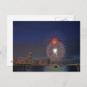 USA, Illinois, Chicago, Amerikanische Unabhängigke Postkarte (Vorne/Hinten)