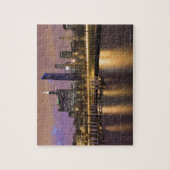 USA, Illinois, Chicago, City skyline und marina Puzzle (Vertikal)