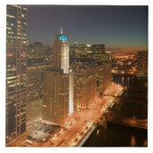 USA, Illinois, Chicago: Der Loop: Gebäude Fliese (Vorderseite)