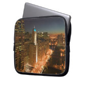 USA, Illinois, Chicago: Der Loop: Gebäude Laptopschutzhülle (Vorderseite Links)