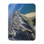 USA, Illinois, Chicago Küste aus Hancock gesehen Magnet (Vertikal)