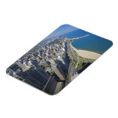 USA, Illinois, Chicago Küste aus Hancock gesehen Magnet (Linke Seite)