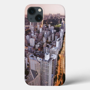 USA, Illinois, Chicago, Luftaufnahme von See iPhone 13 Hülle