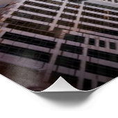 USA, Illinois, Chicago, Luftsicht auf den See Poster (Ecke)