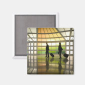 USA, Illinois, Chicago: O'Hare International Magnet (Vorderseite/Rückseite)