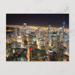USA - Illinois - Chicago Skyline Postkarte