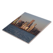 USA, Illinois, Chicago, Stadt-Skyline über See 2 Fliese (Seite)