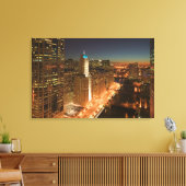 USA, Illinois, Chicago: The Loop: Gebäude Leinwanddruck (Insitu (Wohnzimmer))