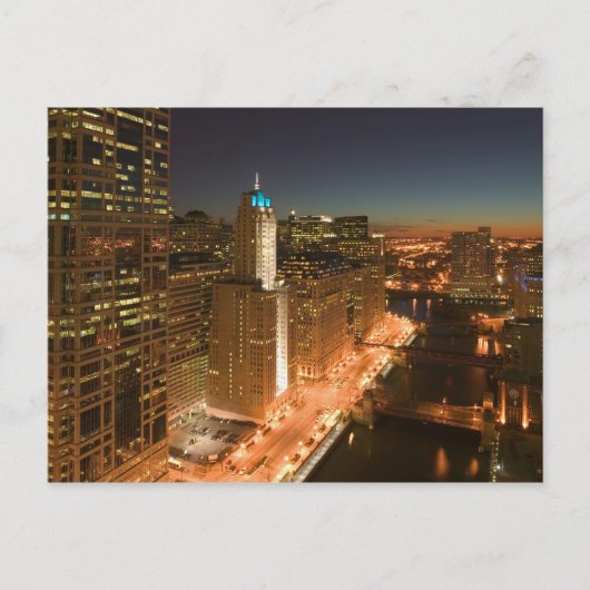 USA, Illinois, Chicago: The Loop: Gebäude Postkarte (Vorderseite)