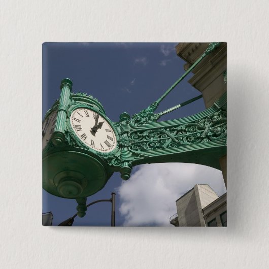 USA, Illinois, Chicago: The Loop: North State Button (Vorderseite)