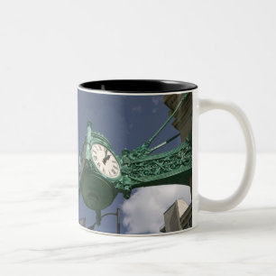 USA, Illinois, Chicago: The Loop: North State Zweifarbige Tasse