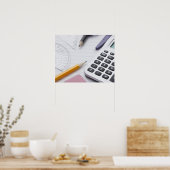 USA, Illinois, Metamora, Stillleben mit Schule Poster (Küche)