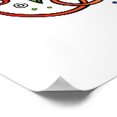 USA Illustration Art Poster (Ecke)