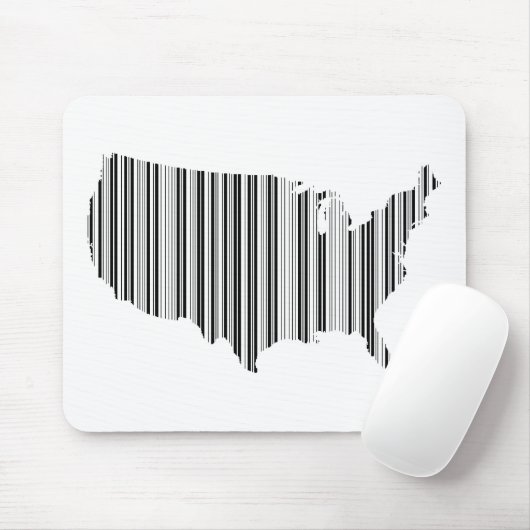 USA im Bar-Code Mousepad (Mit Mouse)