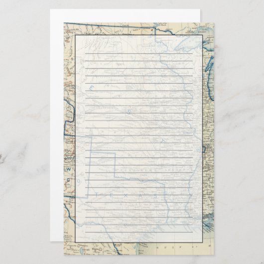 USA im Dezember 1860 Briefpapier (Vorne/Hinten)