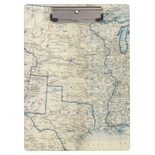 USA im Dezember 1860 Klemmbrett