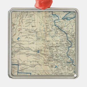 USA im Dezember 1860 Silbernes Ornament