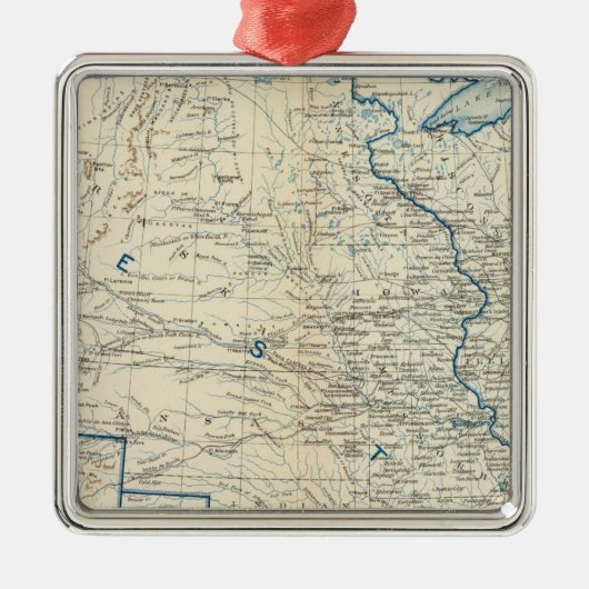 USA im Dezember 1860 Silbernes Ornament (Vorne)