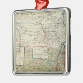 USA im Dezember 1863 Silbernes Ornament (Links)