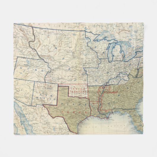 USA im Juni 1861 Fleecedecke (Vorderseite (Horizontal))