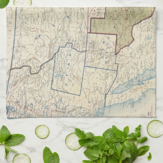 USA im Juni 1861 Handtuch (Gefaltet)