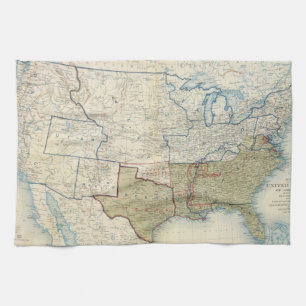 USA im Juni 1861 Handtuch