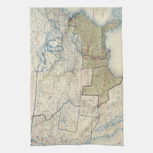 USA im Juni 1861 Handtuch (Vertikal)