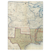 USA im Juni 1861 Klemmbrett (Rückseite)