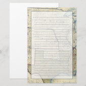 USA im Juni 1864 Briefpapier (Vorne/Hinten)