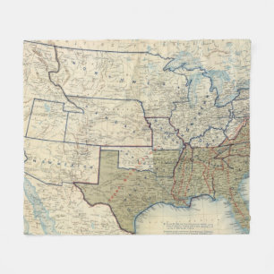 USA im Juni 1864 Fleecedecke