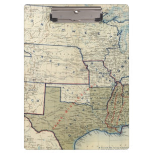 USA im Juni 1864 Klemmbrett
