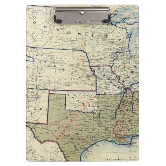 USA im Juni 1864 Klemmbrett (Vorderseite)