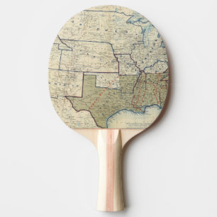 USA im Juni 1864 Tischtennis Schläger